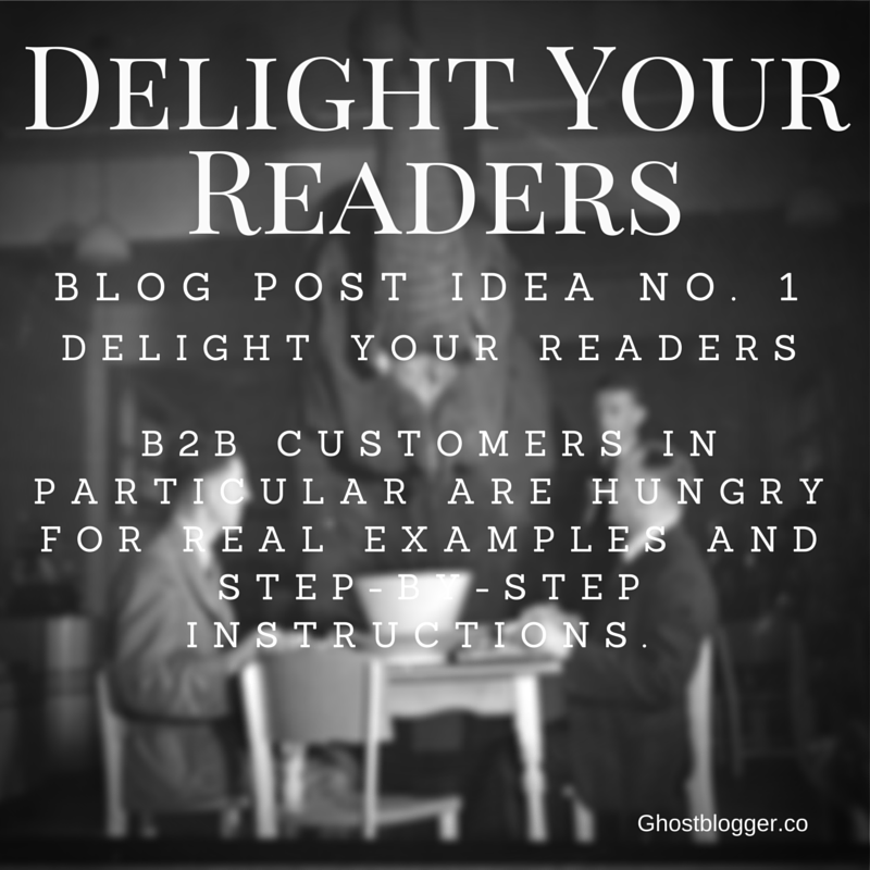 Delight Your Readers- Tip 1